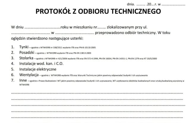 Odbiór mieszkania od dewelopera: na co zwrócić uwagę, by uniknąć problemów?