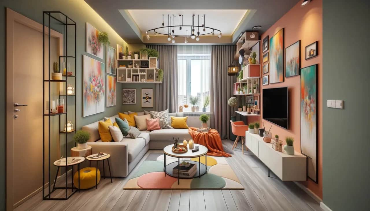 Jak urządzić duży pokój w bloku, by zyskać więcej przestrzeni i stylu